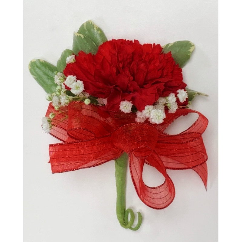 Corsage - Carnation Corsage Pin on Style - Same Day Delivery in