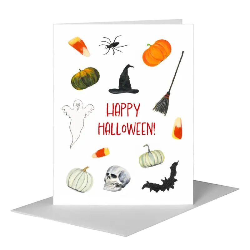 Halloween Full Size Greeting Card - Same Day Delivery
