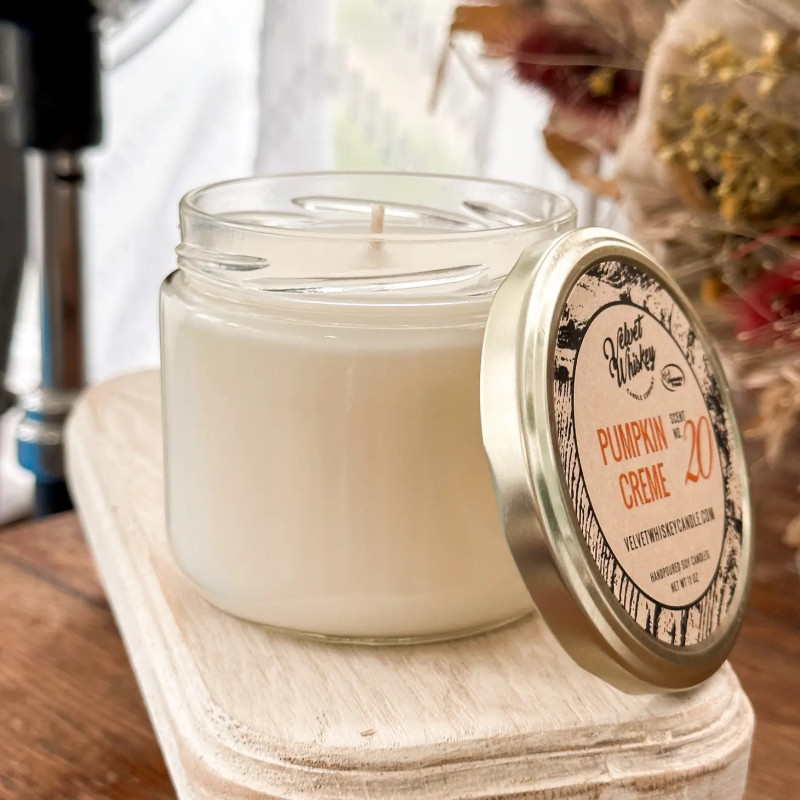 Pumpkin Creme Candle  - Same Day Delivery