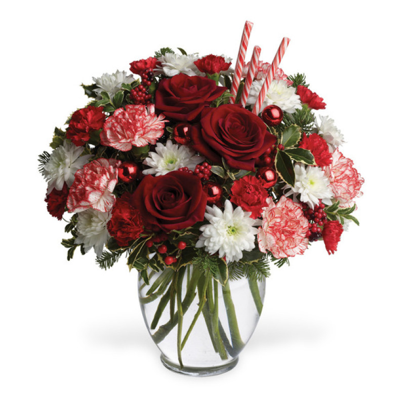 Peppermint Wishes Bouquet - Same Day Delivery