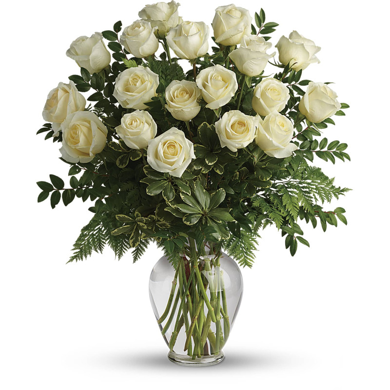 White Rose Bouquet - Same Day Delivery