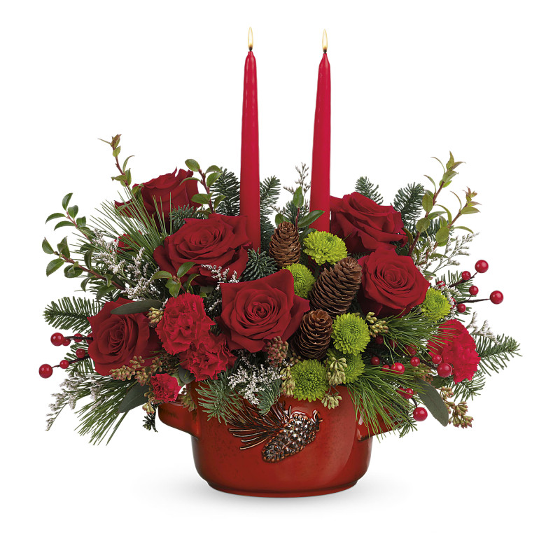 Cozy Christmas Centerpiece - Same Day Delivery