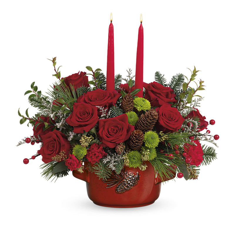 Cozy Christmas Centerpiece - Same Day Delivery
