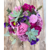 Purple Handited Bouquet: Fancy