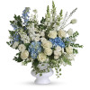 Blue and White Sympathy Bouquet : Fancy